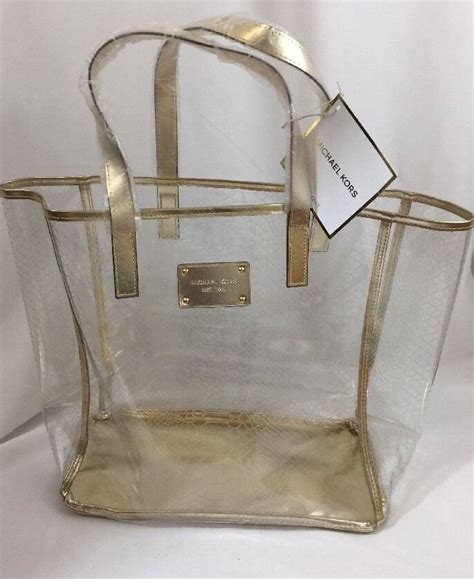 michael kors gold beach bag|More.